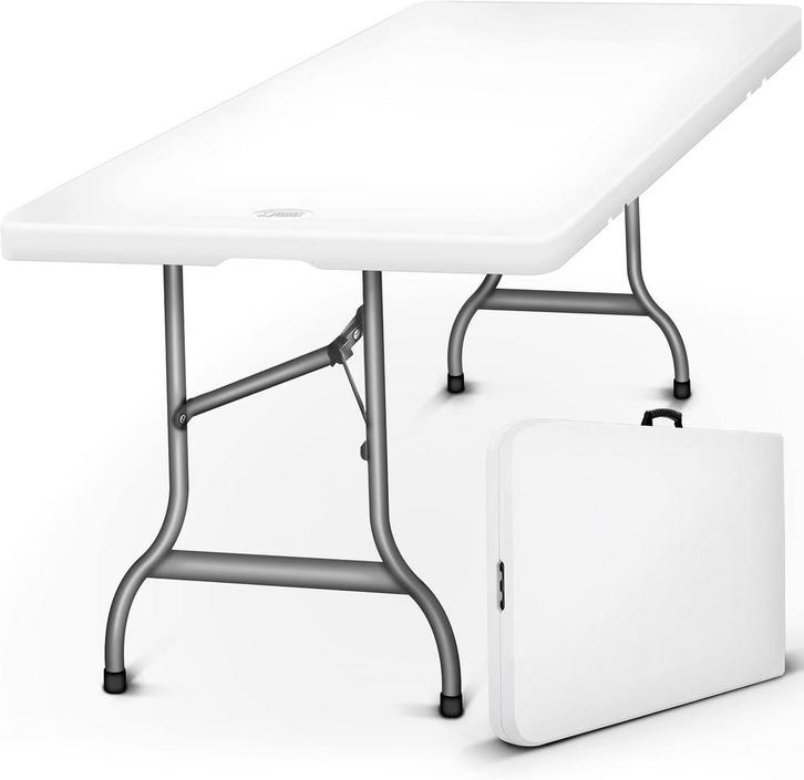 Tillvex® Inklapbare Tafel - Campingtafel - Klaptafel - 180x7, Huis en Inrichting, Woonaccessoires | Overige, Verzenden