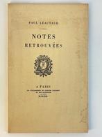 Paul Léautaud - Notes retrouvées [E.O hors-commerce] -