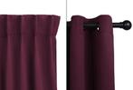 2dekans | Home & Comfort Verduisteringsgordijn – Wijnrood –, Huis en Inrichting, Stoffering | Gordijnen en Lamellen, Ophalen of Verzenden