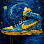 Thirteen - Nike shoes Vincent van Gogh, Antiek en Kunst, Kunst | Schilderijen | Modern
