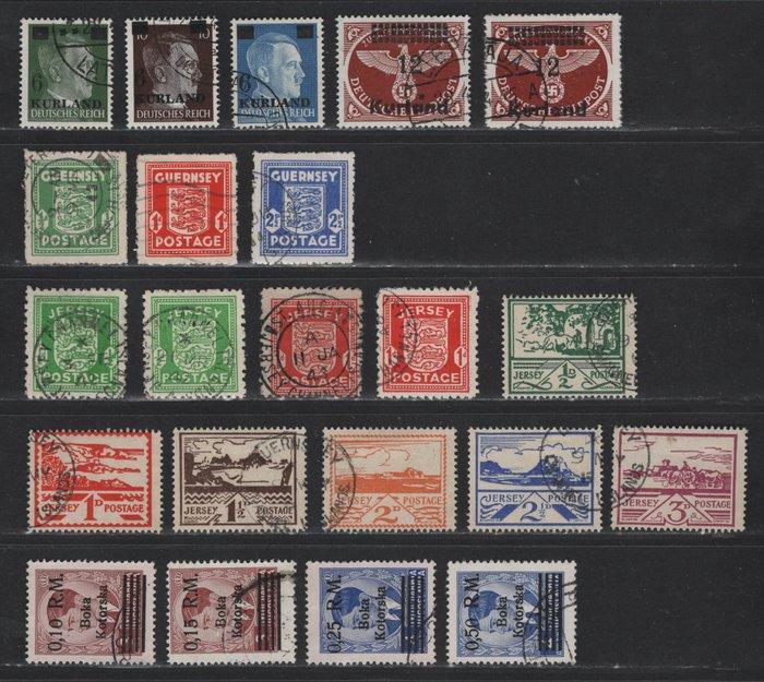 Duitse bezetting tijdens de Tweede Wereldoorlog 1941/1945 -, Postzegels en Munten, Postzegels | Europa | Duitsland