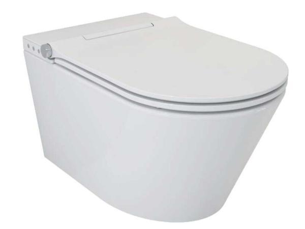 Veiling - Sub Brioso douchetoilet spoelrandloos wit, Bricolage & Construction, Sanitaire