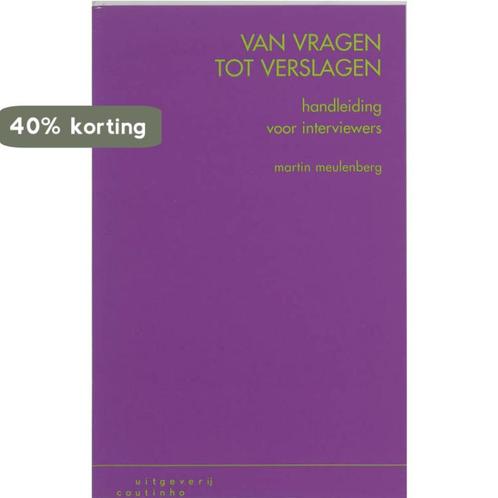 Van vragen tot verslagen 9789062837908 M. Meulenberg, Boeken, Studieboeken en Cursussen, Gelezen, Verzenden