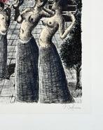 Paul Delvaux (1897-1994) - La danse (M. J. 37), Antiek en Kunst