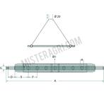 Trekbok cat 2 - 900x80x40 - 7 gaten (Werktuigen), Zakelijke goederen, Ophalen of Verzenden