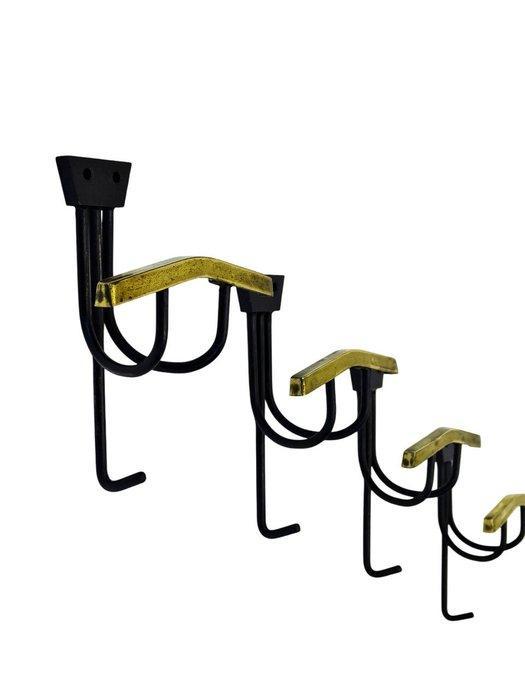 Manifattura Italiana - Set kapstokhaken - Messing, Staal -, Antiek en Kunst, Kunst | Designobjecten