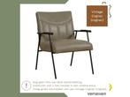 Leren fauteuil Beam - Vintage Cognac (cognac), Huis en Inrichting, Nieuw, Ophalen of Verzenden, Leer, 75 tot 100 cm