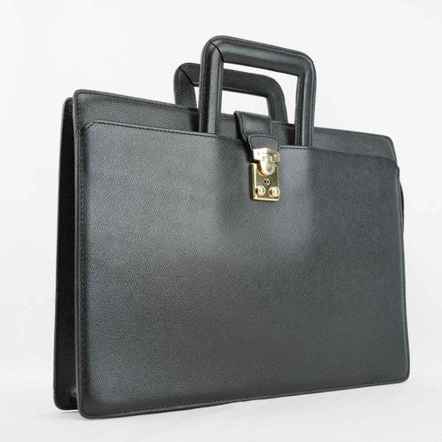 Lancel - Lancel Vintage Leather Structured Briefcase - Sac à, Handtassen en Accessoires, Tassen | Damestassen