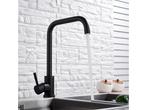 Veiling - Keukenkraan Bologna U mat zwart - kraan - mengkraa