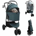 vidaXL Opvouwbare Huisdier Kinderwagen Groen 78 x 54 x 101, Verzenden, Nieuw
