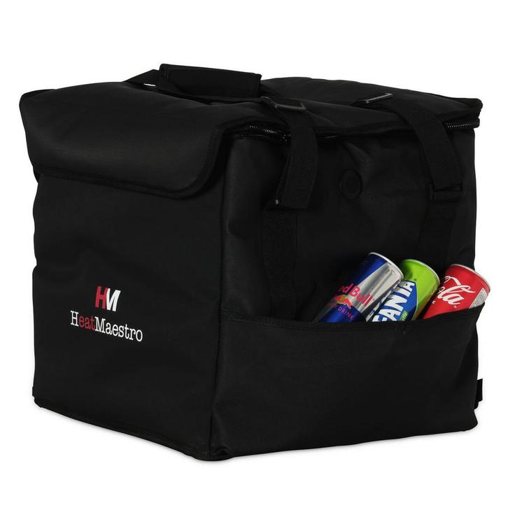 Warmhoud-Bezorgtas | Zwart | Incl. 2 PowerPacks + Snellader, Zakelijke goederen, Horeca | Keukenapparatuur, Nieuw in verpakking