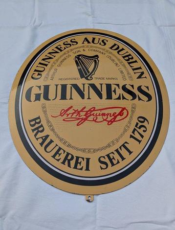 Boos Hahn Pyro Email - Guinness Beer - Emaille bord -