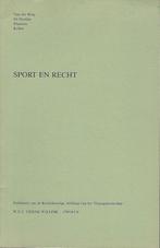 Sport en recht 9789027136275, Gelezen, H.H. van der Brug, Verzenden