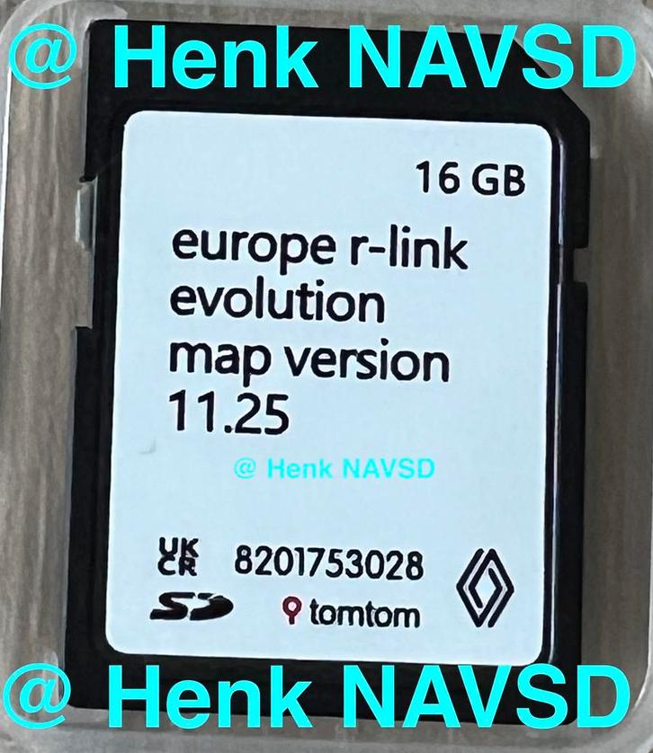 Renault R-Link SD kaart 11.25 Europa update 2024-2025, Computers en Software, Navigatiesoftware, Update, Nieuw, Ophalen of Verzenden