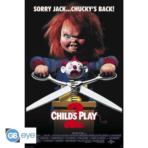 Chucky Childs Play 2 Movie Poster 91.5 x 61 cm, Collections, Cinéma & Télévision, Enlèvement ou Envoi