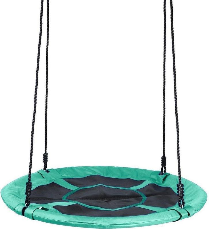 Nestschommel 110 cm - Oxford Polyester groen - tot 150 kg, Kinderen en Baby's, Speelgoed | Buiten | Speeltoestellen, Nieuw, Ophalen of Verzenden