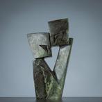 C.Makare - Figure - Geometric faces - Heads together -