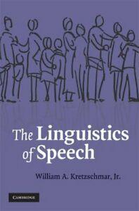 The Linguistics of Speech. Jr., Kretzschmar, Livres, Livres Autre, Envoi