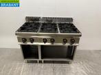 RVS Bertos Gasfornuis 6 Pits 120 cm Aardgas Horeca, Ophalen of Verzenden, Nieuw in verpakking