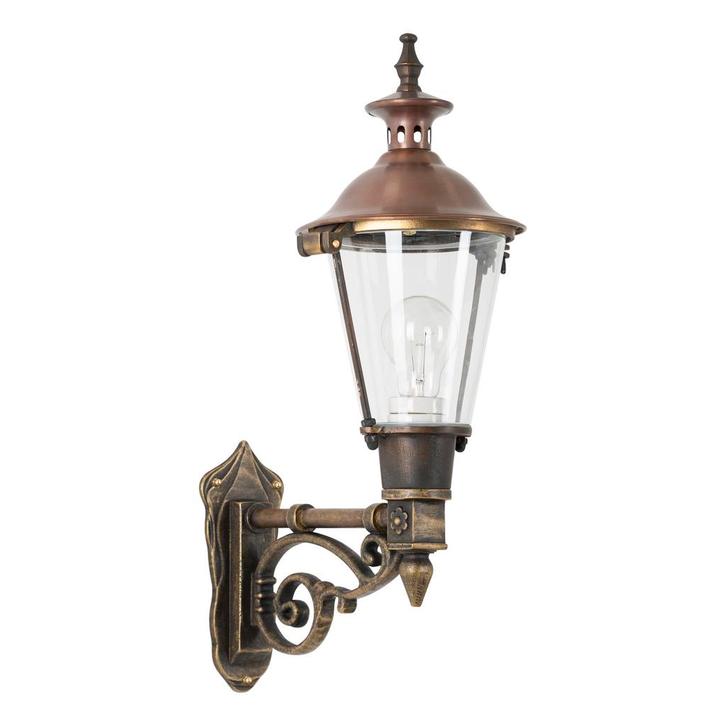 Buitenverlichting wand rond Buitenlamp Edam Brons, Tuin en Terras, Buitenverlichting, Verzenden