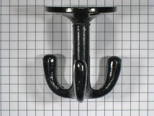 Kapstokhaak onderbouw ijzer zwart, Huis en Inrichting, Woonaccessoires | Kapstokken, Nieuw, Overige materialen