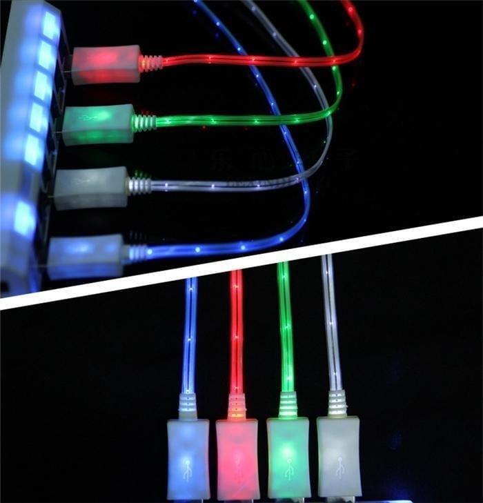 LED galaxy data kabel micro USB oplader laad + LED S20 S21 A, Télécoms, Téléphonie mobile | Chargeurs pour téléphone, Envoi