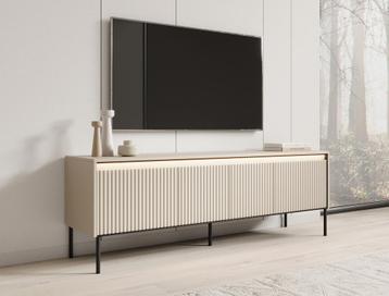 Meubella TV-Meubel Timoteo beige 170 cm, Huis en Inrichting, Kasten |Televisiemeubels, Overige materialen, Verzenden, 150 tot 200 cm
