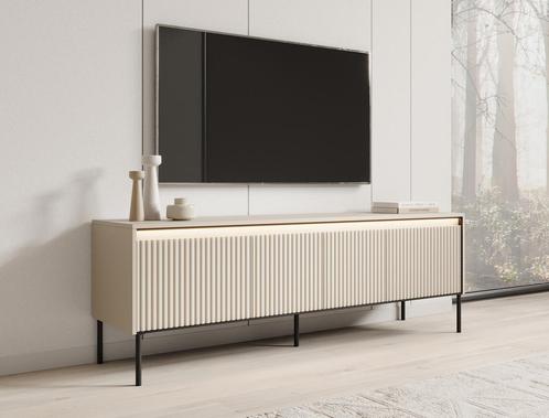 Meubella TV-Meubel Timoteo beige 170 cm, Huis en Inrichting, Kasten |Televisiemeubels, 25 tot 50 cm, Nieuw, 150 tot 200 cm, Overige materialen