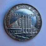 België. 50 Francs 1935 Centenario del ferrocarril (Zonder