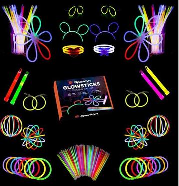 Tweedekans | Sparklyn XXL Glow in the Dark Stick Set - 380st beschikbaar voor biedingen