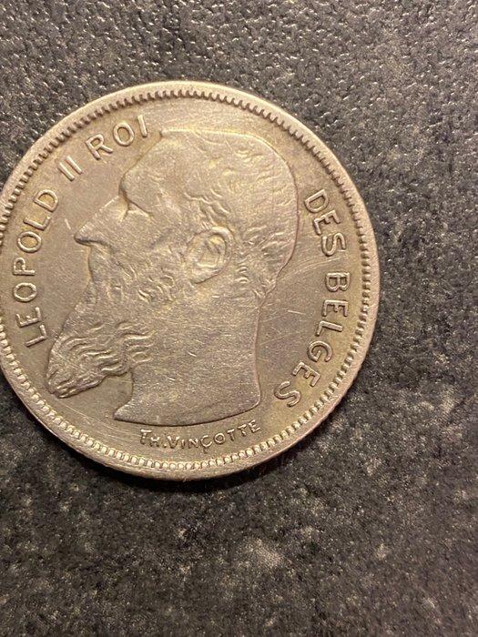 België. 5 Francs / 2 Francs 1873 & 1904 (Zonder, Timbres & Monnaies, Monnaies | Pays-Bas