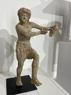 Replica van een oude Griek Terracotta Bacchus, god van de