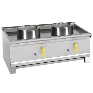 Wokfornuis | ASIA I | Gas | 2 Branders (2x 20/25/35kW) |, Verzenden