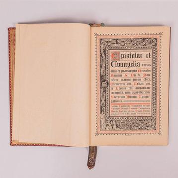 Evangelie boek, 1860 - Papier - 1850-1900