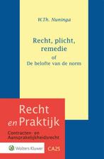 Recht, plicht, remedie / Recht en Praktijk - contracten en, Verzenden, Gelezen