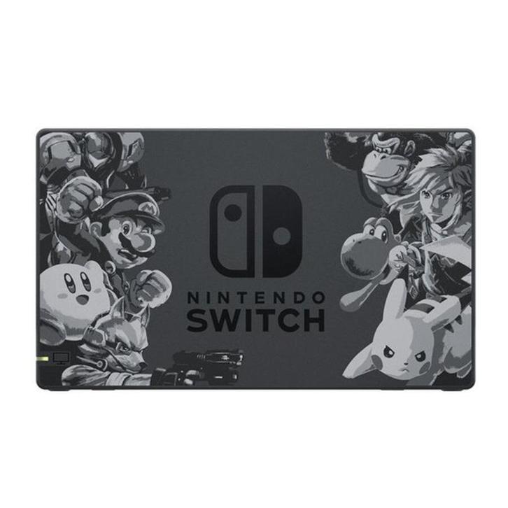 Nintendo Switch Dock Super Smash Edition Origineel, Games en Spelcomputers, Spelcomputers | Nintendo Switch, Zo goed als nieuw