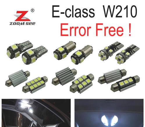 Kit 19 Ampoules Led Intérieur Pour Mercedes E Classe W210 Be, Auto-onderdelen, Verlichting, Verzenden