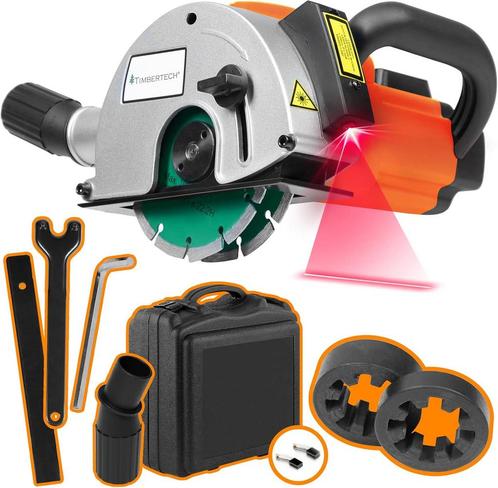 Timbertech Muurfrees - met laser - Ø 150 mm - 1700W, Doe-het-zelf en Bouw, Gereedschap | Overige machines, Verzenden