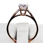 Zonder minimumprijs - Verlovingsring - 14 karaat Roségoud -