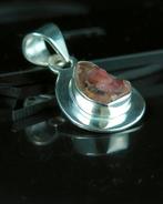 Toermalijn - Zilver - Hanger, Verzamelen, Mineralen en Fossielen