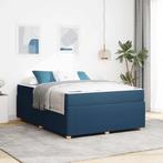 vidaXL Bedframe met matras met matras Blauw 140 x 200 cm, Verzenden, Nieuw
