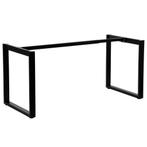 Tafelonderstel | QUADRA | Staal | Zwart | Breedte, Verzenden, Nieuw in verpakking