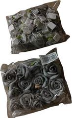 Mini Foam Roos Grijs Zelfklevend 2 cm Pak, Nieuw