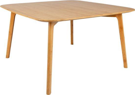 2dekans | Leitmotiv Salontafel bamboe - 80 x 80 x 45 cm -, Huis en Inrichting, Tafels | Salontafels, Ophalen of Verzenden