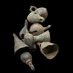 Middeleeuws Brons, een lot van 10 Bel hanger (Zonder, Antiek en Kunst