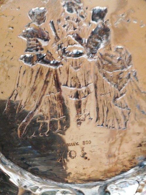 Storck & Sinsheimer, Hanau (1874-1926) - Centre de table -, Antiek en Kunst, Antiek | Zilver en Goud