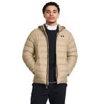 Under Armour Legend Down Hooded Jacket-Brn - Maat SM, Bruin, Under Armour, Nieuw, Ophalen of Verzenden