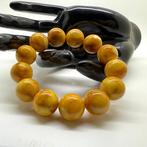 Exclusieve armband met Baltisch amber kralen van 15 mm, 24,4