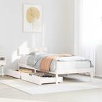 vidaXL Bedframe zonder matras massief grenenhout wit 90x190, Verzenden, Nieuw