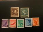 Liechtenstein - Liechtenstein 1934-1935 - vogels met goede, Postzegels en Munten, Gestempeld